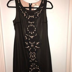 Ya Los Angeles Black Shift Dress
